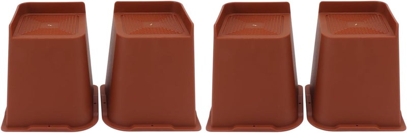Heavy Duty Bed Risers, 6 Inch Stackable Furniture Risers with Anti Slip ABS and Rounded Corners for Sofa Table Couch Chair Bed Frame, 4 Pack - Image 5