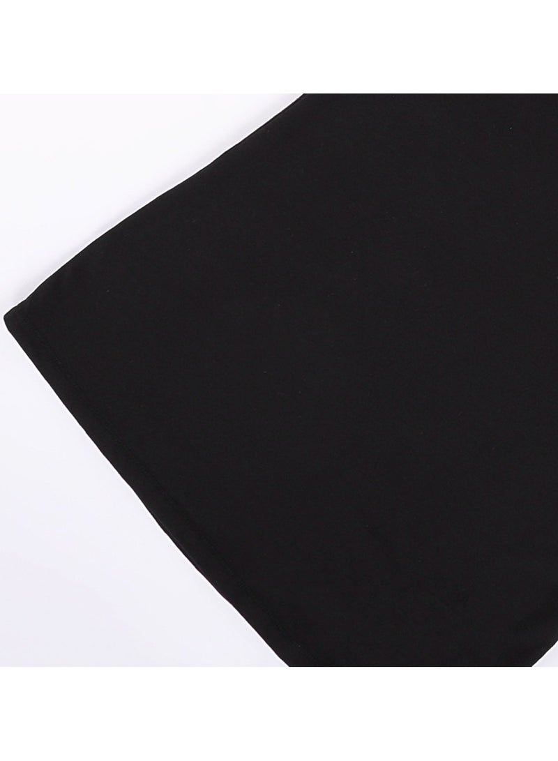 Women's plain half-sleeve T-shirt from Mercati, with a V-shaped opening, purple-black color