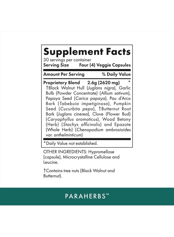 MICHAEL'S Health Naturopathic Programs Paraherbs - 120 Vegetarian Capsules - Fibers to Support Intestinal Tract - Kosher - 30 Servings - Image 2