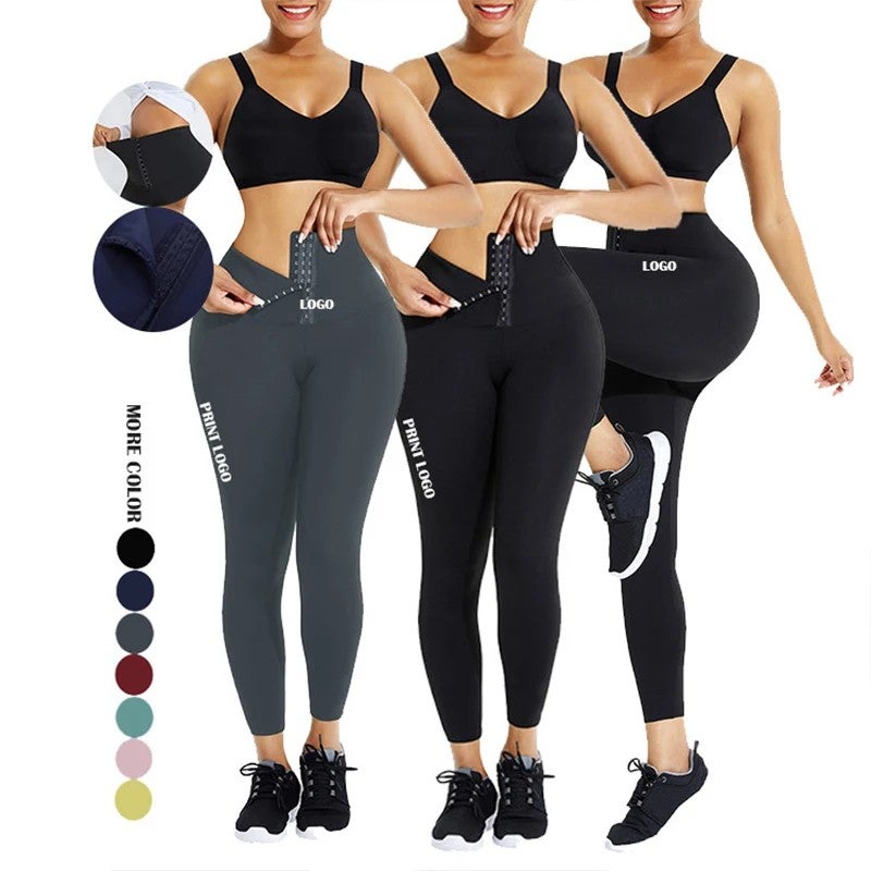 Bluejw Logo Service 2in1 Adjustable Hooks Waist Trimmer Belt - Elastic Seamless Butt Lifter Hip Enhancer High Waist Yoga Pants for Women - Waist Trimmers Included - Image 3