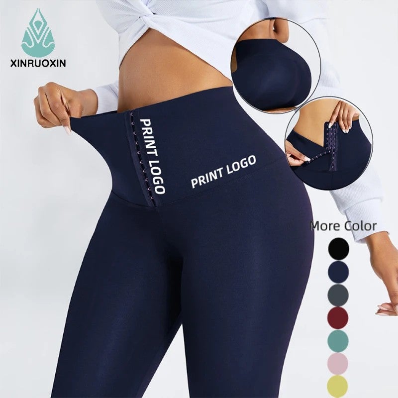 Bluejw Logo Service 2in1 Adjustable Hooks Waist Trimmer Belt - Elastic Seamless Butt Lifter Hip Enhancer High Waist Yoga Pants for Women - Waist Trimmers Included - Image 2