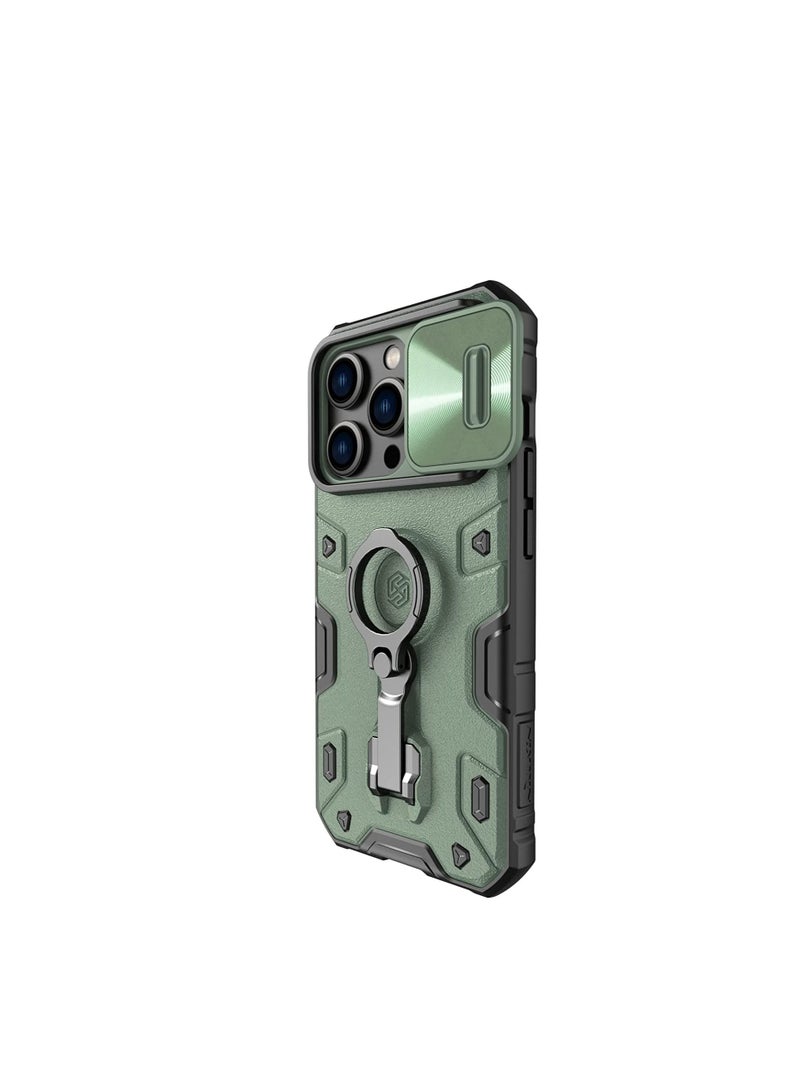 Nillkin CamShield Armor Pro Magnetic Case For iphone 14 Pro - Dark Green  - Image 2