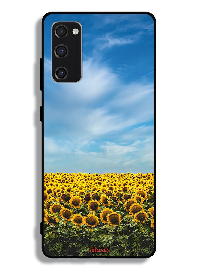 Tolwak Samsung Galaxy S20 FE Protective Case Cover Sunflowers Under The Sky - Image 2