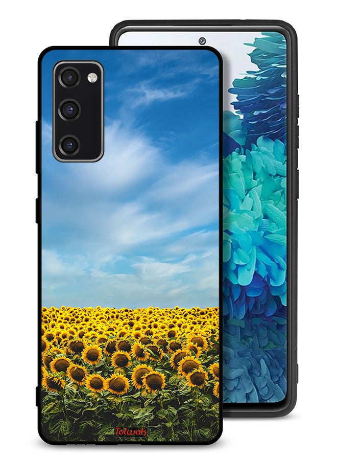 Tolwak Samsung Galaxy S20 FE Protective Case Cover Sunflowers Under The Sky - Image 1