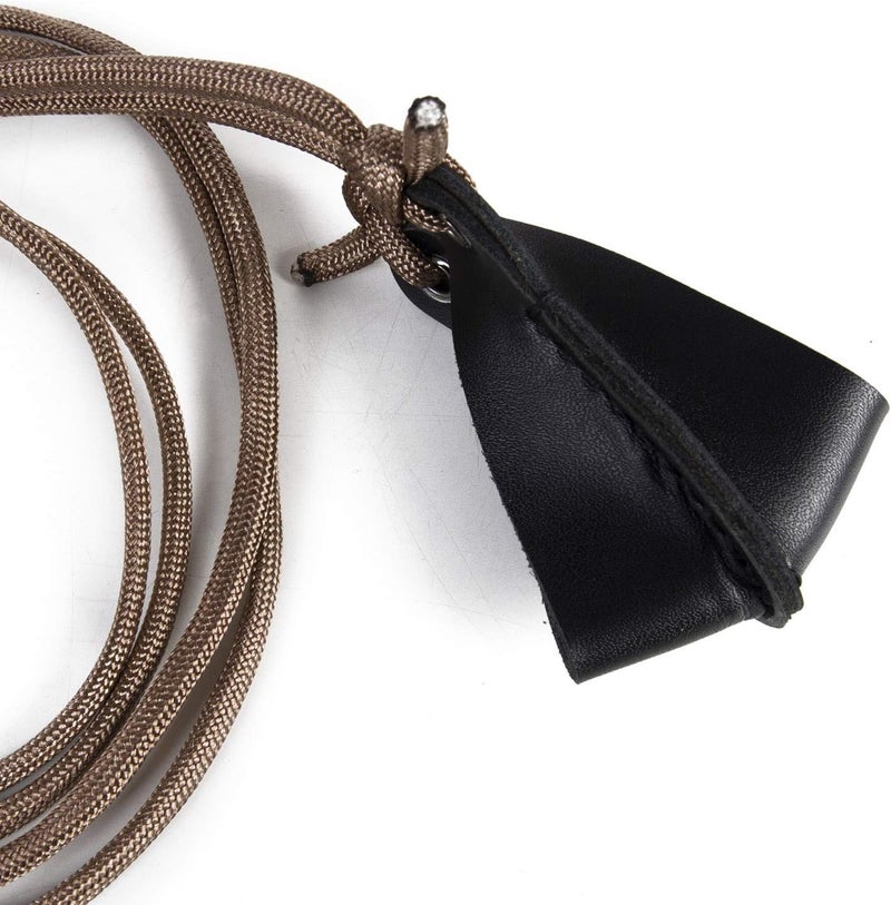 EASYANT Handmade Leather Pouch Shepherd Sling Old-Fashioned Slingshot - Image 4