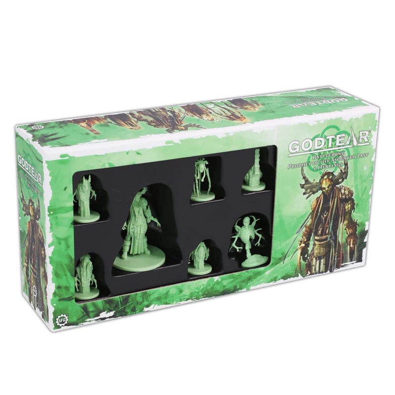 Steamforged Games Godtear Rattlebone Prophet of The Ascended Past Shapers Champions Set