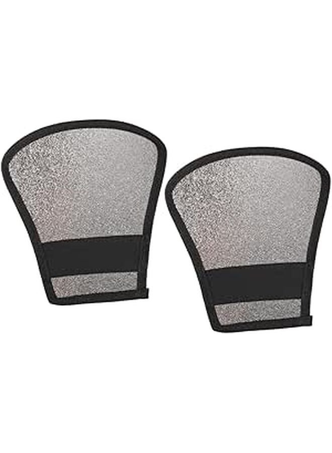 2Pcs Silver White Softbox Light Diffuser Reflector For Speedlight Flash Reduces Shadows - Image 1
