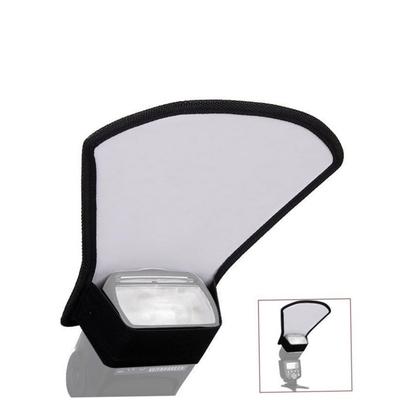 2Pcs Silver White Softbox Light Diffuser Reflector For Speedlight Flash Reduces Shadows - Image 3