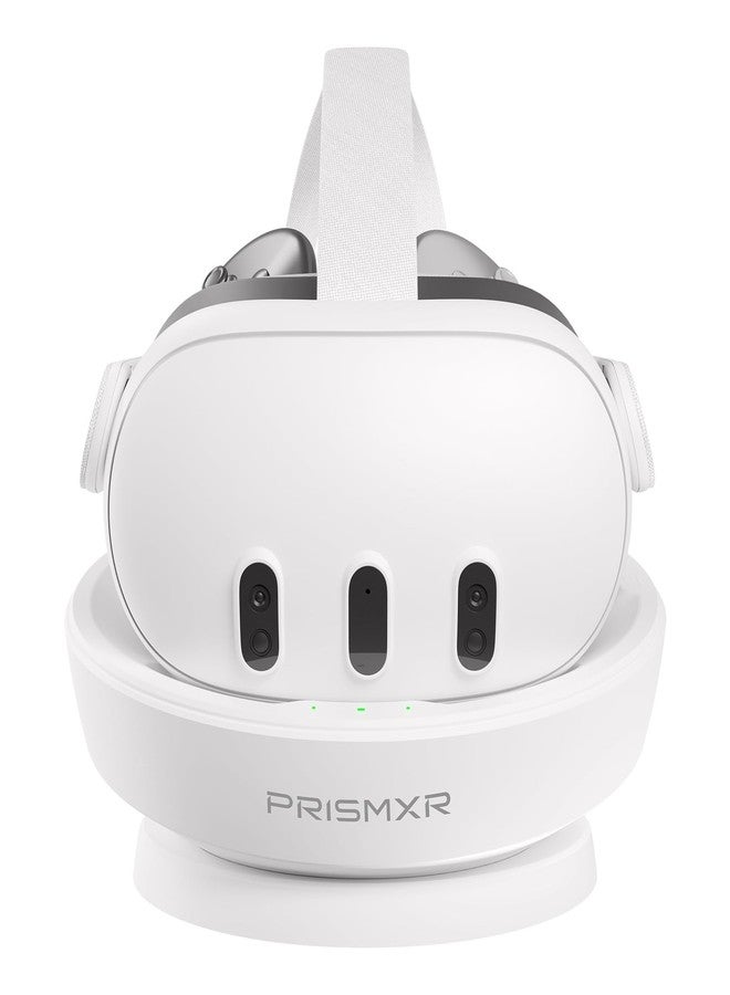 PRISMXR Carina D1 Magnetic Charging Dock Compatible with Meta Quest 3, Effortless Drop-and-Charge Station, Space-Saving (No-Beeping Model), NOT Compatible with Quest3S - Image 1