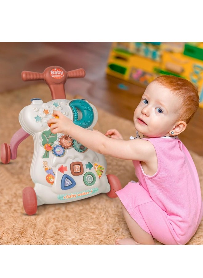 Topyich - Baby Push Walker with Musical Play Table, Speed & Height Adjustable Learning Walker for Baby for 12 Month and Up - Image 1
