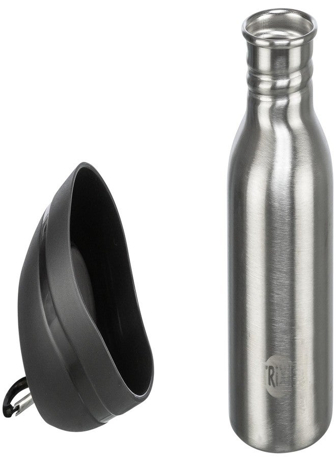 تريكسي زجاجة تريكسي مع وعاء، مصنوعة من الفولاذ المقاوم للصدأ/البلاستيك، سعة 0.3 لتر - Image 3