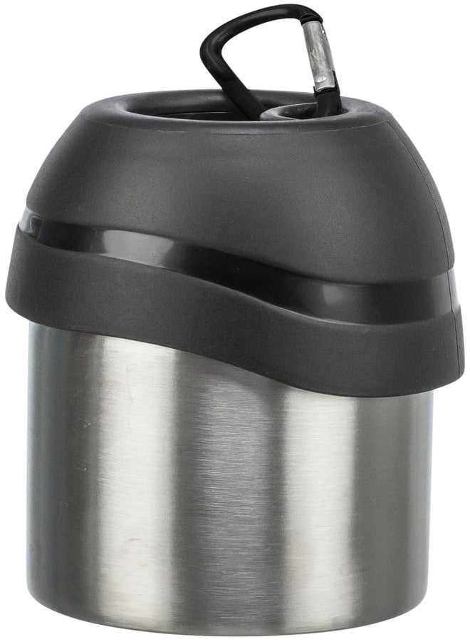 تريكسي زجاجة تريكسي مع وعاء، مصنوعة من الفولاذ المقاوم للصدأ/البلاستيك، سعة 0.3 لتر - Image 2