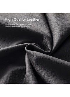 Hagibis Keyboard Wrist Rest Pad Support With Desktop Partition Storage Case Ergonomic Soft Memory Foam Anti Slip Rubber Base For Computer Keyboard Laptop Office Home Black  - Image 5
