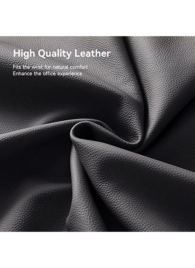 Hagibis - Keyboard Wrist Rest Pad Support With Desktop Partition Storage Case Ergonomic Soft Memory Foam Anti Slip Rubber Base For Computer Keyboard Laptop Office Home Black - Image 1