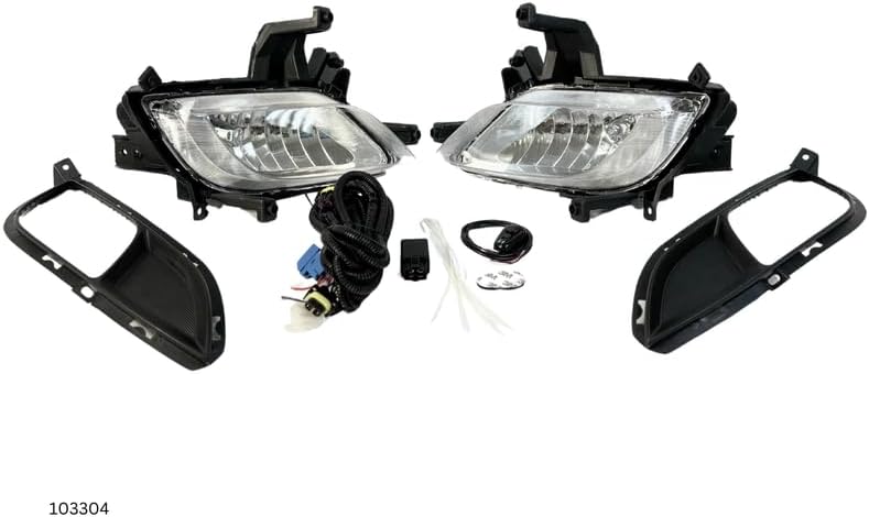 VISH Aftermarket Fog Lamp Set for Cerato 2014-2016 - Compatible Replacement Assembly - Image 1