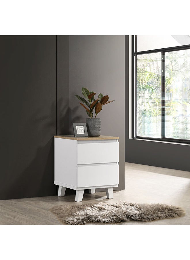 Home Box - Kulltorp Plus 2-Drawer Nightstand With Legs 40 x 51.4 x 40.5 cm - Image 1