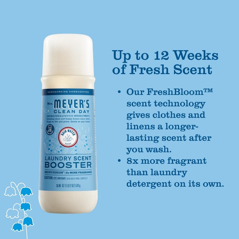Mrs. Meyer's Clean Day Laundry Scent Boosters, Rain Water Scent, 18oz - Image 4