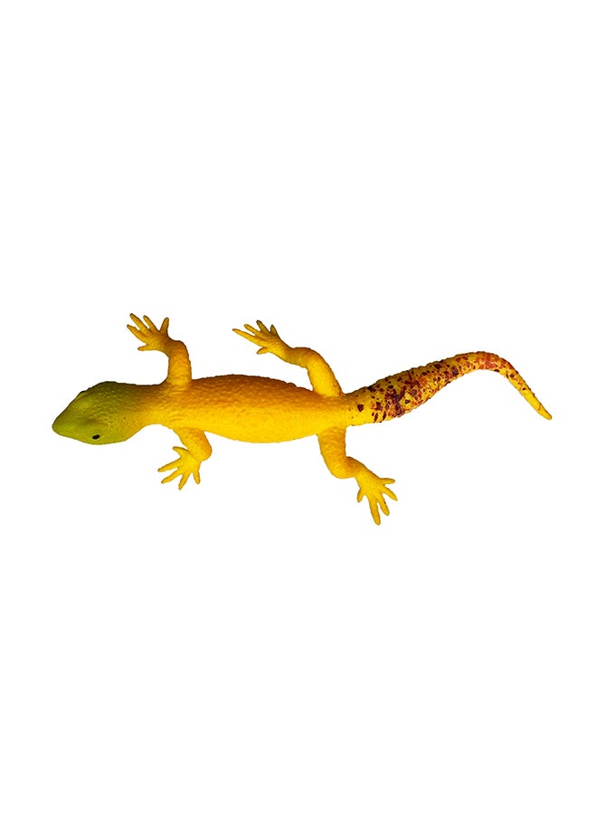 Galaxy Yellow Lizard Toy with Red Spots - Realistic Reptile Animal Figurine | Educational Gecko Model | Collectible Toy for Kids And Reptile Lovers