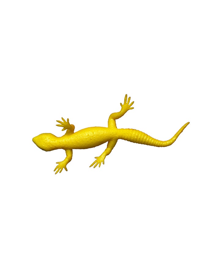 Galaxy Yellow Lizard Toy with Red Spots - Realistic Reptile Animal Figurine | Educational Gecko Model | Collectible Toy for Kids And Reptile Lovers