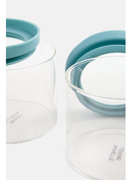 Nanette lepore 2 Piece Set Of Glass Jar With Stackable Glass Lid  - Image 3