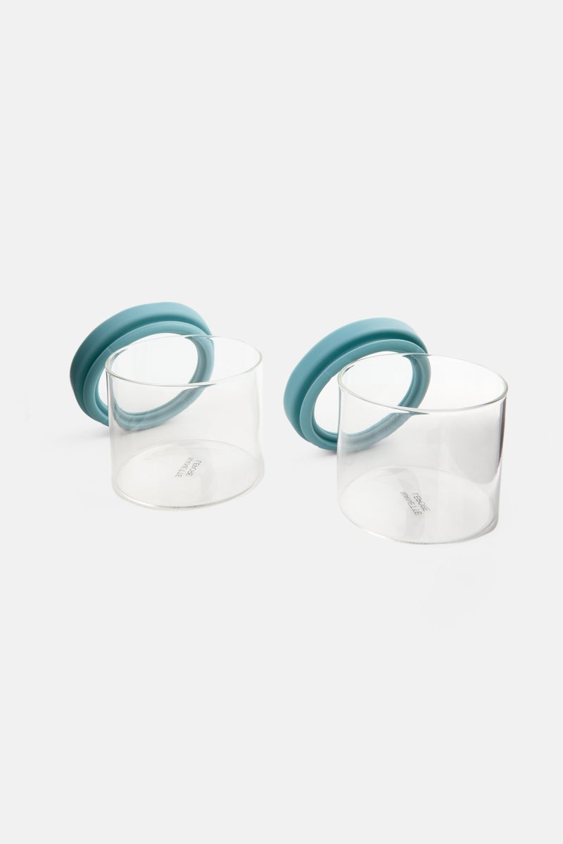 Nanette lepore 2 Piece Set Of Glass Jar With Stackable Glass Lid - Image 2