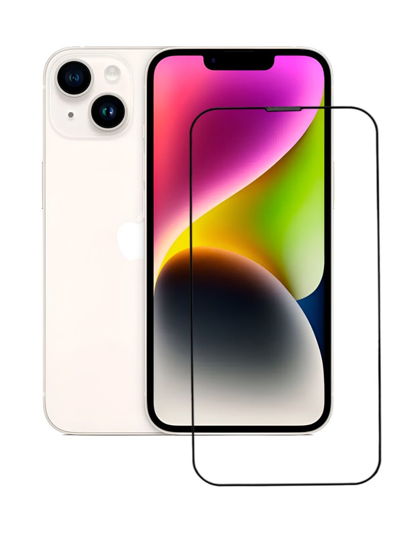 ACLIX Antistatic ESD Dustproof Premium Quality High Definition Tempered Glass Screen Protector Designed For  iPhone 14 - Image 1