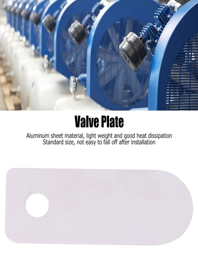 Walfront 10 Pcs Air Compressor Valve Plate, Aluminum Material Tongue Shape Metal Air Compressor Accessory Aluminum Valve Plate for Air Compressor Replacement Accessory(Short valve plate 13 * 33mm) - Image 4