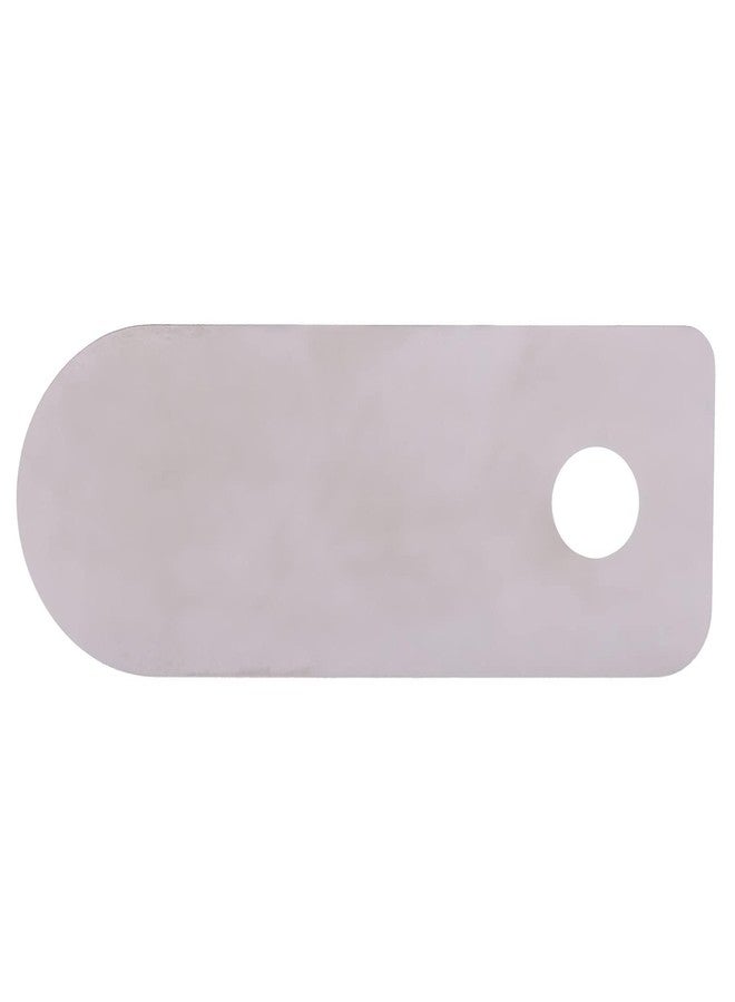 Walfront 10 Pcs Air Compressor Valve Plate, Aluminum Material Tongue Shape Metal Air Compressor Accessory Aluminum Valve Plate for Air Compressor Replacement Accessory(Short valve plate 13 * 33mm) - Image 1