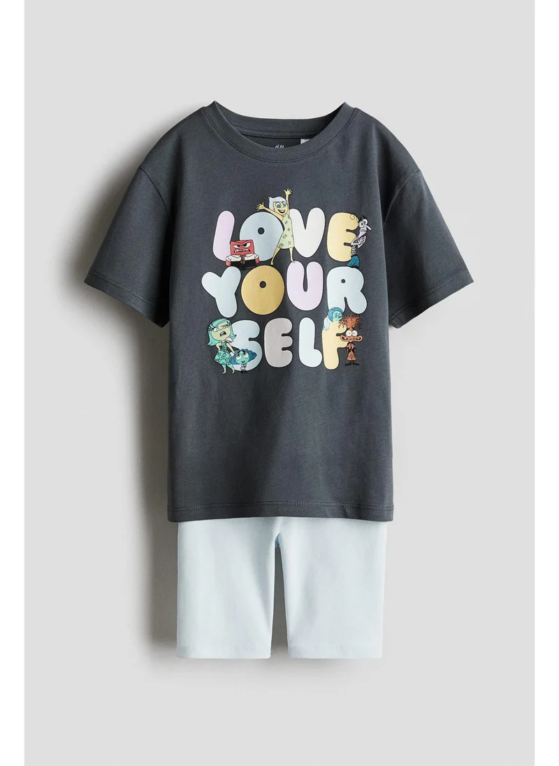 H&M 2-piece printed set