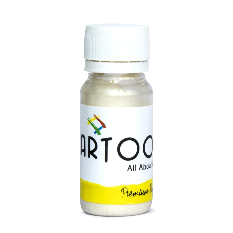 Artool مسحوق ميكا ARTOOL لصبغة الراتنج الإيبوكسي فن سلا حجر القمر الذهبي غير سام للاستخدام المتعدد في صنع الشموع والرسم ومشاريع الفن والحرف 9 جرام (PP31) - Image 1