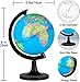 Wizdar 55 World Globe for Kids Learning Educational Rotating World Map Globes Mini Size Decorative Earth Children Globe for Classroom Geography Teaching Desk and Office Decoration55 inch - Image 2