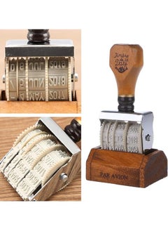 Generic Self Ink Stamp, Wooden Handle Cylinder Date Stamp Year Month Day, Rubber Stamp for Crafts, Card Making, Planner, Scrapbooking, Crafts and Decoration  - Image 5