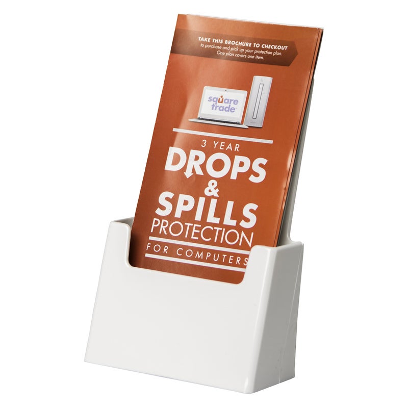 Clear-Ad - Acrylic Trifold Brochure Holder - Rack Card Display - Pamphlet Stand - LHF-S100 (Single Pack) - Image 5
