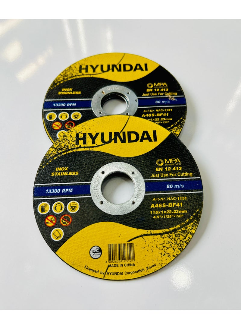 هيونداي قرص قطع المعادن HYA 4½ بوصة – HAC1151 INOX