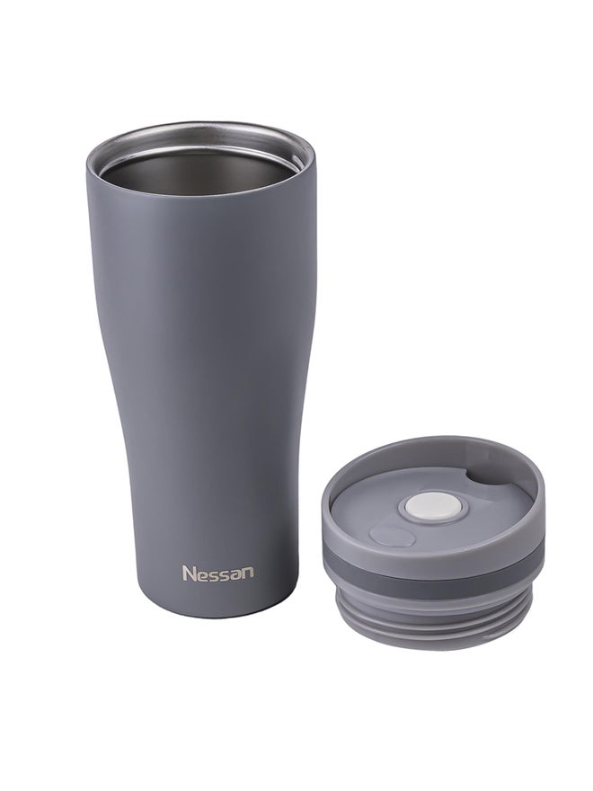 نيسان نسان كوب حراري ستانلس ستيل  مل - رمادي - Image 2