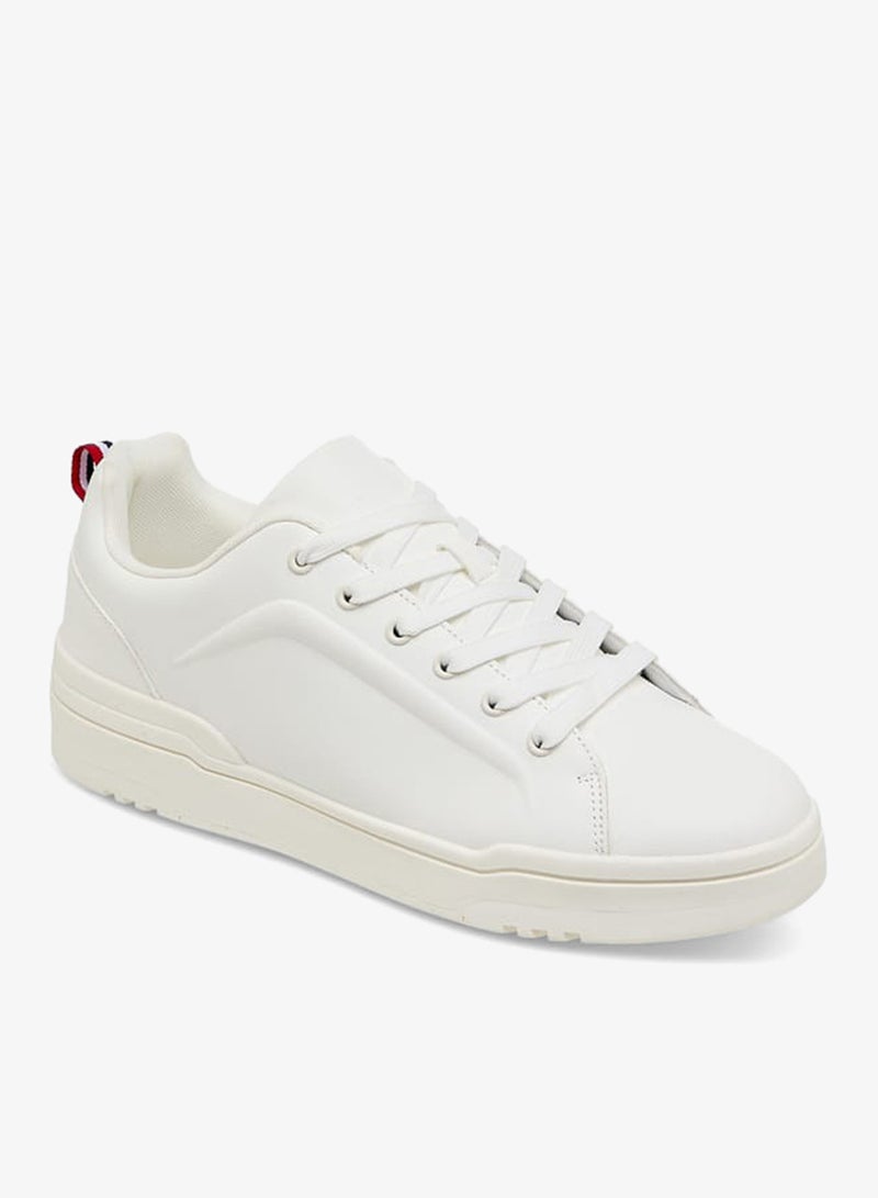 LBL by Shoexpress Men's Solid Sneakers With Lace-Up Closure - Image 2