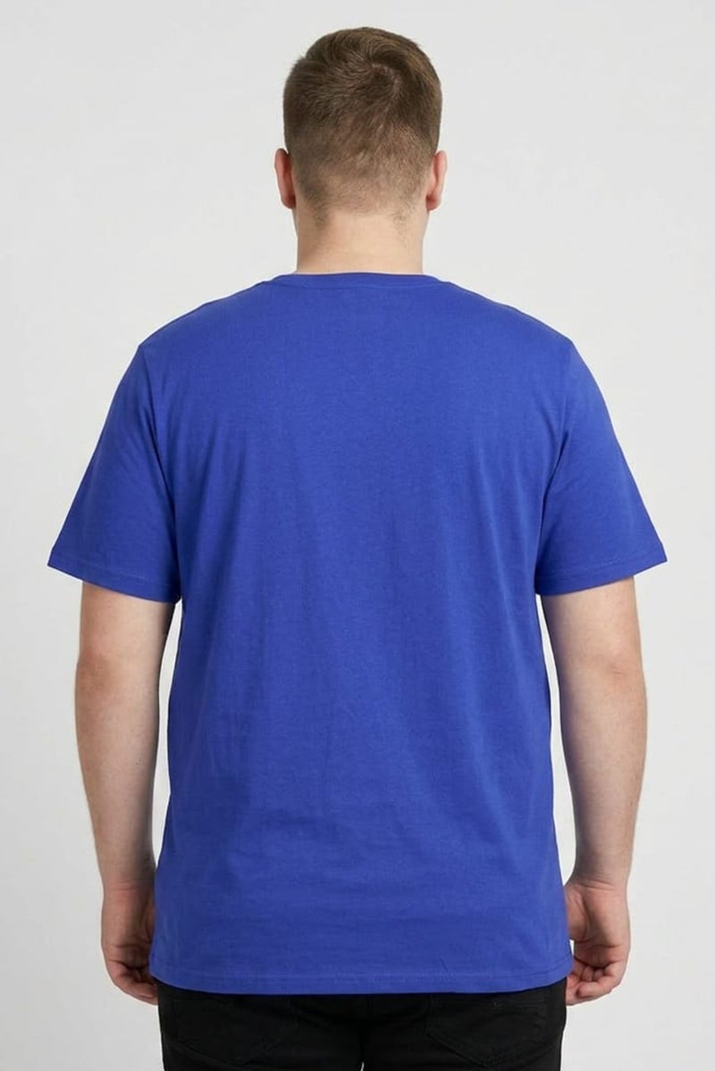 GAP Men Crew Neck Short Sleeves Graphic Print T-shirt, Blue - Image 4