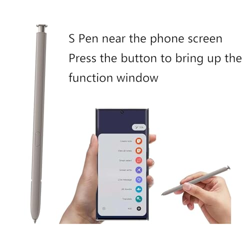 CaoXiong S24 Ultra S Pen Replacement for Samsung Galaxy S24 Ultra Stylus Pen withoutBluetooth, with Needle Repair Part (Light Gray) - Image 4