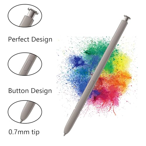 CaoXiong S24 Ultra S Pen Replacement for Samsung Galaxy S24 Ultra Stylus Pen withoutBluetooth, with Needle Repair Part (Light Gray) - Image 2