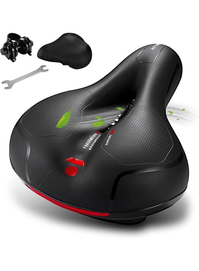 TrueFit TRUE FIT®Comfortable Medical Bicycle Chair Wide Memory Foam Non-Slip Shock Absorption Cushions - Image 1