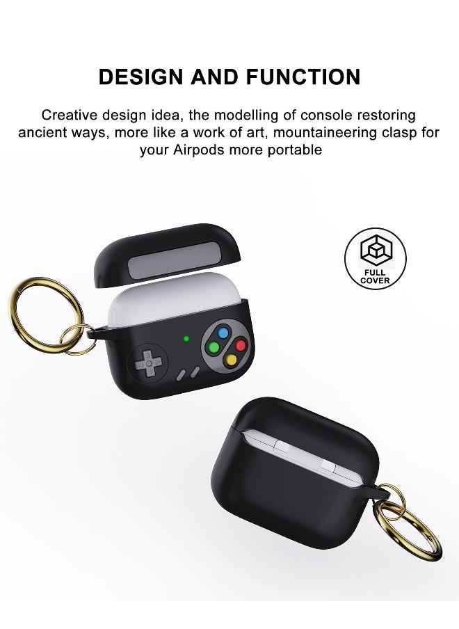 Generic - Fashion Retro Game Console Styling Protective Case Cover for Apple AirPods Pro for Men Women - Image 1
