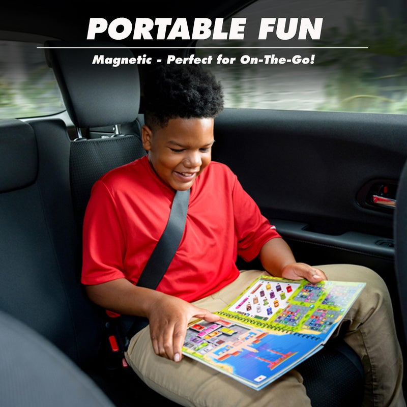 thinkfun لعبة الألغاز المغناطيسية من ثينك فن - جولة حول العالم في ساعة الذروة - Image 3