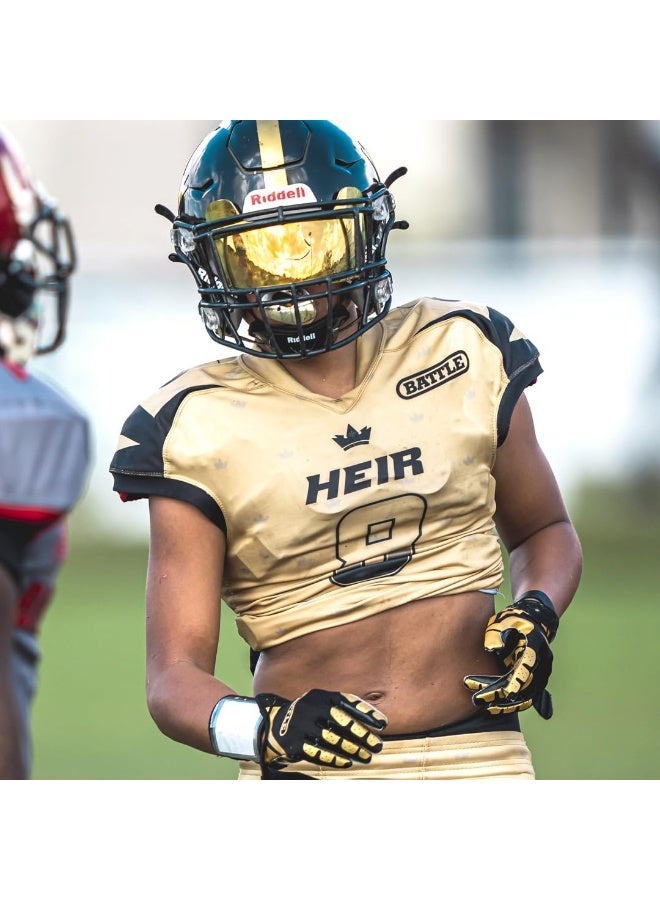 Battle Ultra-Stick Football Gloves – Ultra-Tack Sticky Palm Receivers Gloves – Pro-Style Receiver Gloves for Youth - Image 1