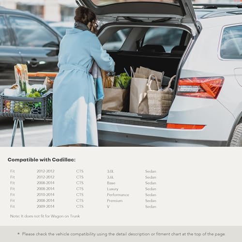 YHTAUTO Set of 2 Rear Trunk Lift Support Struts Gas Shock Spring for Cadillac CTS 2008-2014 Sedan - Image 2