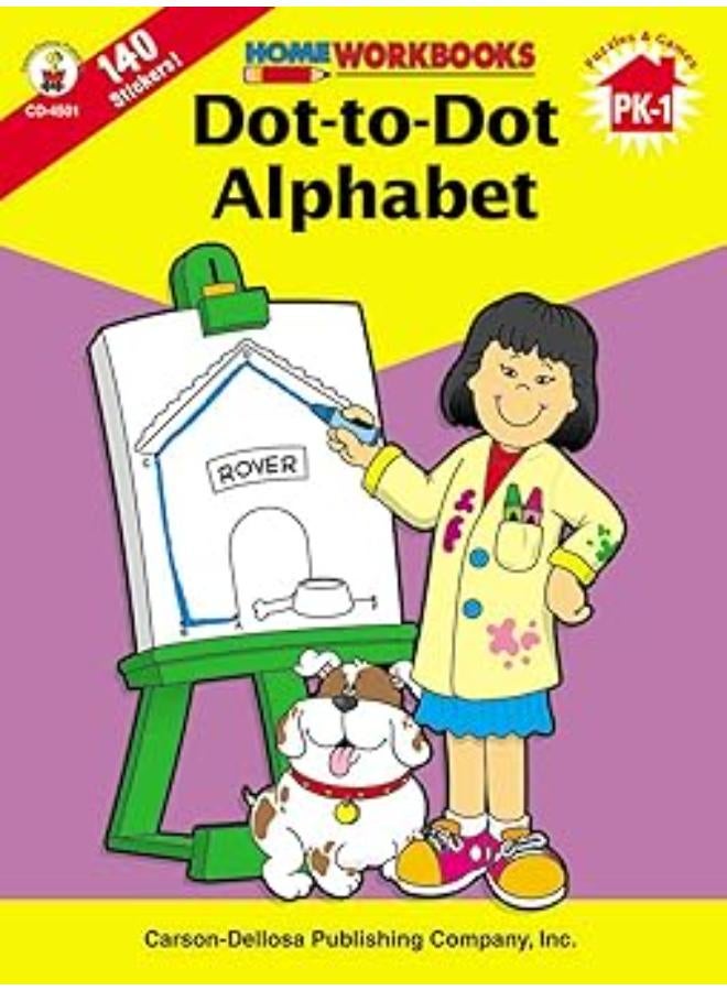 Dot-to-Dot Alphabet, Grades PK - 1 (Home Workbooks) 