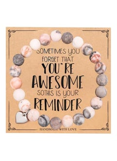 BABORI Bracelet  Anniversary Birthday Christmas Jewelry Gift  Protection Nature Stone Inspirational Bracelets for Mother Daughter Sister Friends