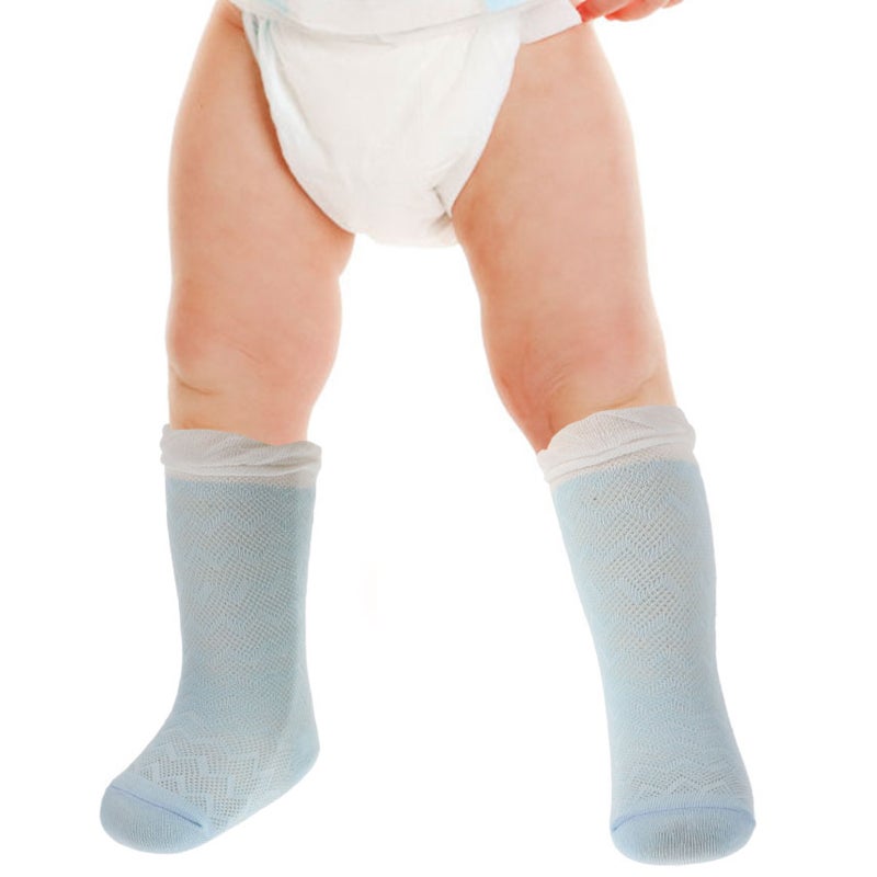 3 Pairs Lovely Baby Socks Toddler Socks Breathable Baby Knee High Socks - Image 1