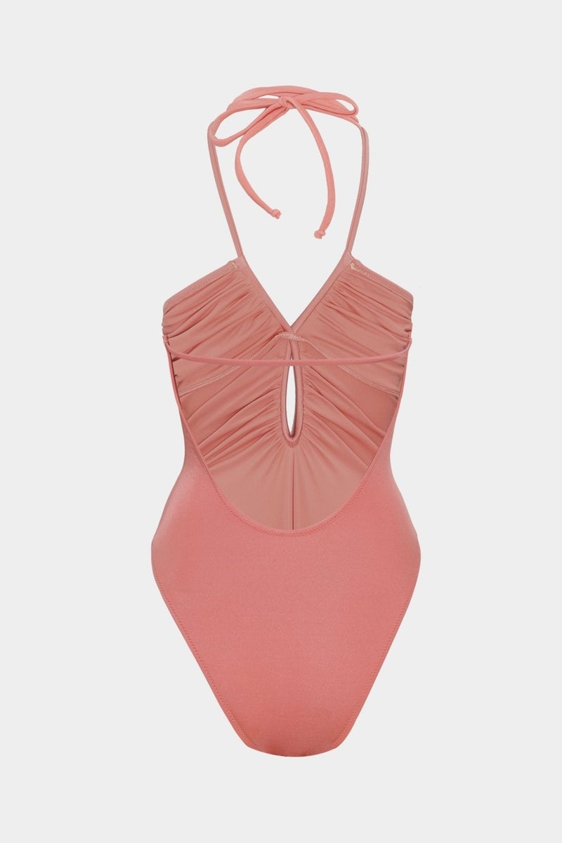 Açelya Okcu Azalea Okcu Premium Drape Detailed Ceres Fit Women's Swimsuit  - Image 2