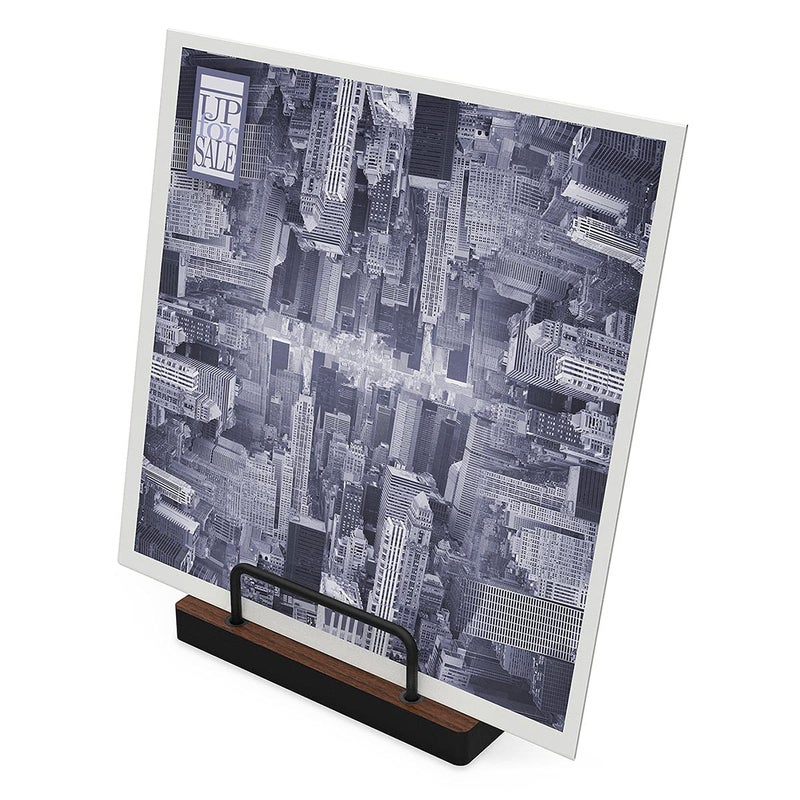 Victrola 'The Kit' - A Vinyl Record Cleaning Kit, Doubles as a Record Stand, Includes Anti-Static Brush, Cleaning Solution, Cloth, Espresso Wood Finish Stand with Smart Black Metal Accents - Image 5