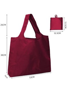 UrbanEssentia Reusable Grocery Bags, Set of 3pcs, Durable, Waterproof, Eco-friendly, Portable, Shoulder Handbags, Tote bags, Foldable Shopping Bags with Pouch  - Image 2